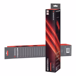 GENESIS Carbon 500 Maxi Flash G2 Tappetino per mouse per gioco da computer Nero, Rosso - Vista aggiuntiva 8