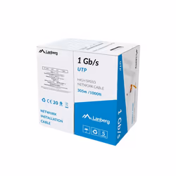 Lanberg LCU6-10CC-0305-O, 305 m, U/UTP (UTP), Arancione