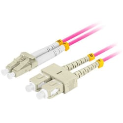 Lanberg FO-LUSU-MD41-0020-VT cavo InfiniBand e in fibra ottica 2 m 2x LC LC/SC Rosa
