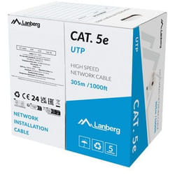 Lanberg LCU5-15CC-0305-S cavo di rete Grigio 305 m Cat.5/Cat.5e U/UTP (UTP)