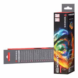 GENESIS Carbon 500 M Fire G2 Tappetino per mouse per gioco da computer Multicolore - Vista aggiuntiva 2