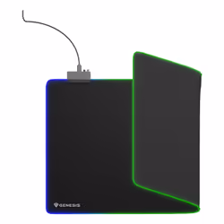 GENESIS Boron 500 XXL RGB Tappetino per mouse per gioco da computer Nero - Vista aggiuntiva 4