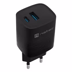 NATEC NUC-2141 Caricabatterie per dispositivi mobili Universale Nero AC Ricarica rapida Interno