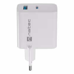 NATEC NUC-2144 Caricabatterie per dispositivi mobili Universale Bianco AC Ricarica rapida Interno - Vista aggiuntiva 4