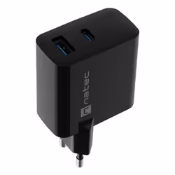 NATEC NUC-2145 Caricabatterie per dispositivi mobili Universale Nero AC Ricarica rapida Interno