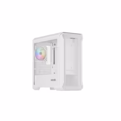 GENESIS Irid 503 Mini Tower Trasparente, Bianco - Vista aggiuntiva 2