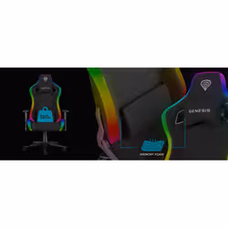 GENESIS NFG-2247 sedia per videogioco Sedia da gaming per PC Seduta imbottita - Vista aggiuntiva 8
