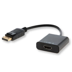 Savio CL-55 cavo e adattatore video 0,2 m DisplayPort HDMI tipo A (Standard) Nero