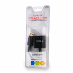 Savio CL-55 cavo e adattatore video 0,2 m DisplayPort HDMI tipo A (Standard) Nero