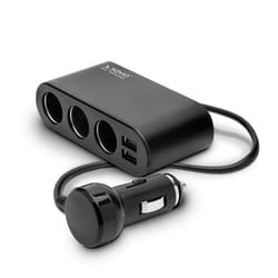 Savio SA-024 Caricabatterie per dispositivi mobili Universale Nero Accendisigari Auto