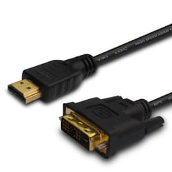 Savio CL-139 cavo e adattatore video 1,8 m DVI-A HDMI tipo A (Standard) Nero