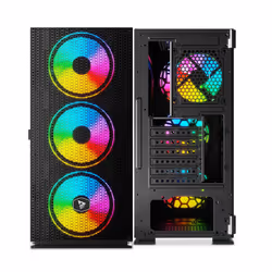 Savio SAVGC-RAPTORX1 computer case Midi Tower Nero - Vista aggiuntiva 5