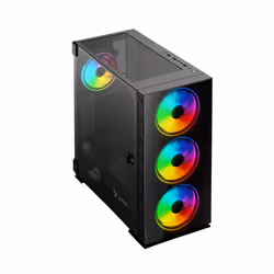 Savio PC Case Prime X1 ARGB Glass Black Midi Tower Nero - Vista aggiuntiva 7