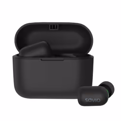 Savio TWS-09, True Wireless Stereo (TWS), Musica e Chiamate, 20 - 20000 Hz, Auricolare, Nero