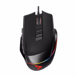 Savio Valiant gaming mouse RGB, Mano destra, Ottico, USB tipo-C, Nero