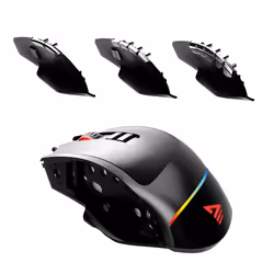 Savio Valiant gaming RGB mouse Mano destra USB tipo-C Ottico