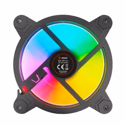 Savio FAN-01 4-pack 120mm ARGB fan including controller and remote control Case per computer Ventilatore Nero - Vista aggiuntiva 7