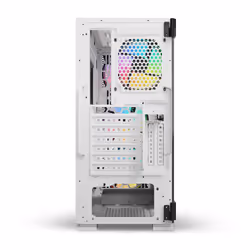 Savio Raptor White X1 ARGB Glass/Mesh White Computer Case Midi Tower Bianco - Vista aggiuntiva 8