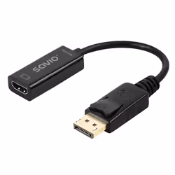 Savio AK-62 cavo e adattatore video 0,2 m DisplayPort HDMI