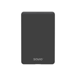 Savio AK-65 contenitore di unità di archiviazione Box esterno HDD/SSD Nero 2.5"