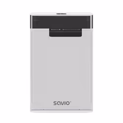 Savio AK-66, Box esterno HDD/SSD, 2.5", SATA, Seriale ATA II, Serial ATA III, 5 Gbit/s, Collegamento del dispositivo USB, Ner ...