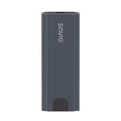Savio AK-67, Box esterno SSD, M.2, M.2, 10 Gbit/s, Collegamento del dispositivo USB, Grigio