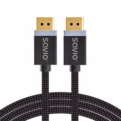 Savio CL-176, 3 m, DisplayPort, DisplayPort, Maschio, Maschio, 7680 x 4320 Pixel