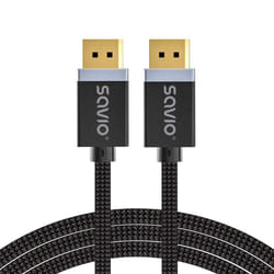 Savio CL-176 cavo DisplayPort 3 m Nero