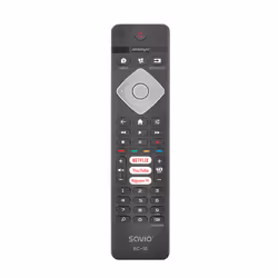 Savio RC-16, TV, Sintonizzatore TV, Set-top box TV, IR Wireless, Pulsanti, Nero
