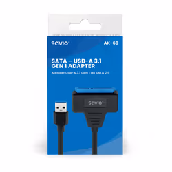 Savio K-68 scheda di interfaccia e adattatore USB 3.2 Gen 1 (3.1 Gen 1) - Vista aggiuntiva 3