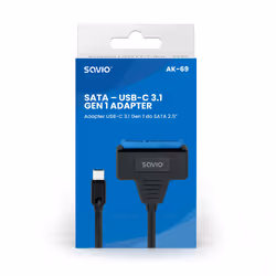 Savio AK-69 scheda di interfaccia e adattatore USB 3.2 Gen 1 (3.1 Gen 1) - Vista aggiuntiva 3