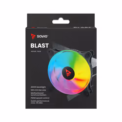 Savio BLAST sistema di raffreddamento per computer Case per computer Raffreddatore d'aria 12 cm Nero 1 pz - Vista aggiuntiva 7
