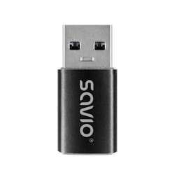 Savio AK-81 cavo e adattatore video 0 m USB tipo-C USB tipo A Nero