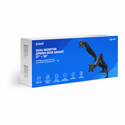 Savio UM-04 Supporti a parete per TV 81,3 cm (32") Nero - Vista aggiuntiva 5