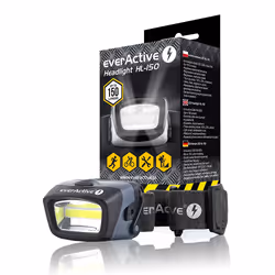 Everactive HL150, Torcia a fascia, Nero, Pulsanti, COB LED, 1 lampada(e), 3 W