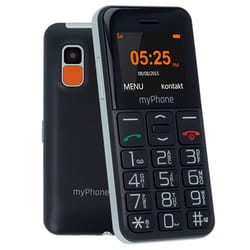 myPhone Halo Easy 4,32 cm (1.7") 70 g Nero, Grigio Telefono di livello base