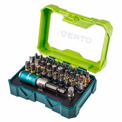 Verto 66H620, 30 pz, Phillips, Viti a croce, Fessura, Torcia