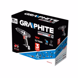 Graphite 58G010 trapano 1250 Giri/min Senza chiave