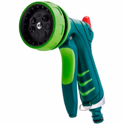 Irrigatore a pistola per giardino VERTO a 7 funzioni, GTO 15G707 Irrigatore a pistola per giardino VERTO a 7 funzioni.La pist ...