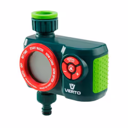 Verto 15G751, Timer per irrigazione digitale, Verde, Rosso, 1 pz