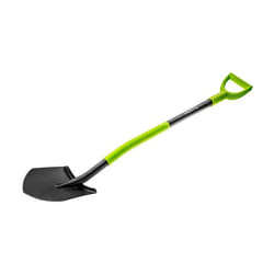 Verto 15G010 pala e paletta da giardiniere Spade Vetroresina, Plastica, Acciaio Nero, Verde
