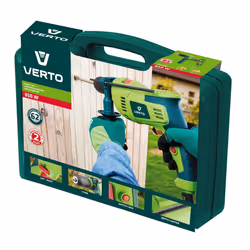 Verto 50G528 cacciavite elettrico e avvitatore a impulso 3000 Giri/min Nero, Verde, Rosso