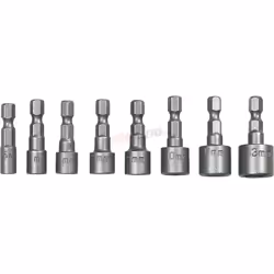 SET BUSSOLE ATTACCO 1/4 PER AVVITATORI IN ACCIAIO CROME VANADIUM DIMENSIONE:5,6,7,8,9,10,11,13mm