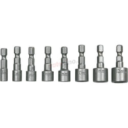 Set 8 bussole attacco 1/4 - 5/13mm Topex bussola per avvitatore avvitatori