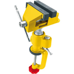 Topex - morsa da banco orientabile in alluminio orientabile da 45° fino a 360° MM.75
