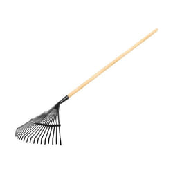 Verto 15G051 rastrello Rastrello per foglie Nero, Legno