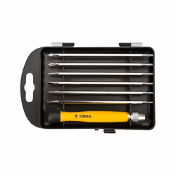Set cacciaviti di precisione TOPEX, 7 pezzi, 12 punte, GTO 39D551 Set cacciaviti di precisione TOPEX, 7 pezzi, 12 punte: 6 in ...