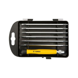 Set cacciaviti di precisione Topex 7 pezzi, 12 punte, gto 39d551