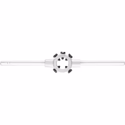 GIRAFILIERE A MANO M3 - M12 A DOPPIA LEVA PER FILIERE CON DIAMETRO MAX 25mm LUNGHEZZA 230MM