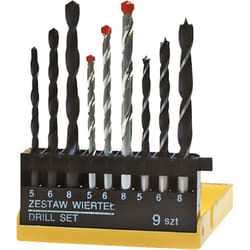 Punte per metallo/legno/cemento cf. 9 pz